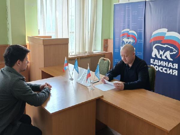 Руководством Минэкономразвития ДНР был проведен прием граждан в Енакиево