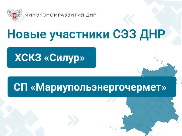 Уже 25 предприятий стали участниками свободной экономической зоны в ДНР